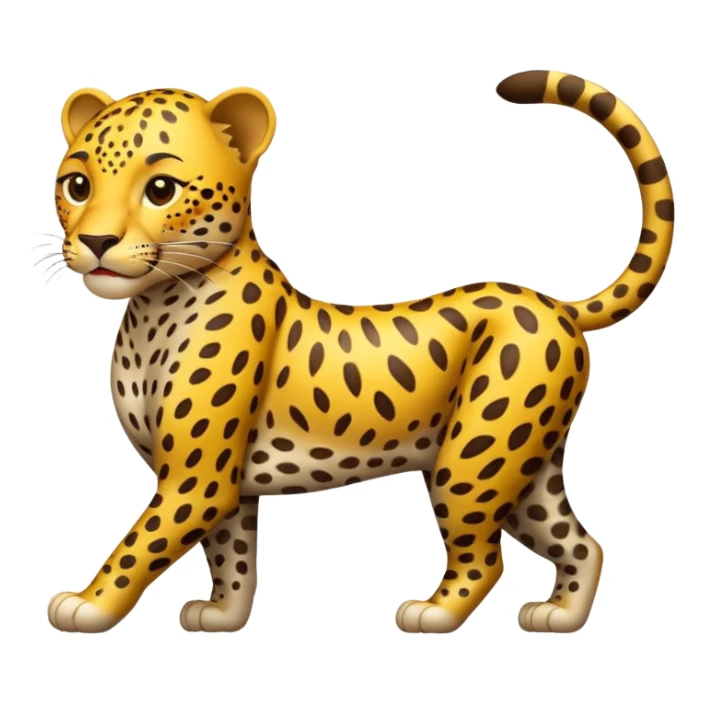leopard der popo wackelt sticker