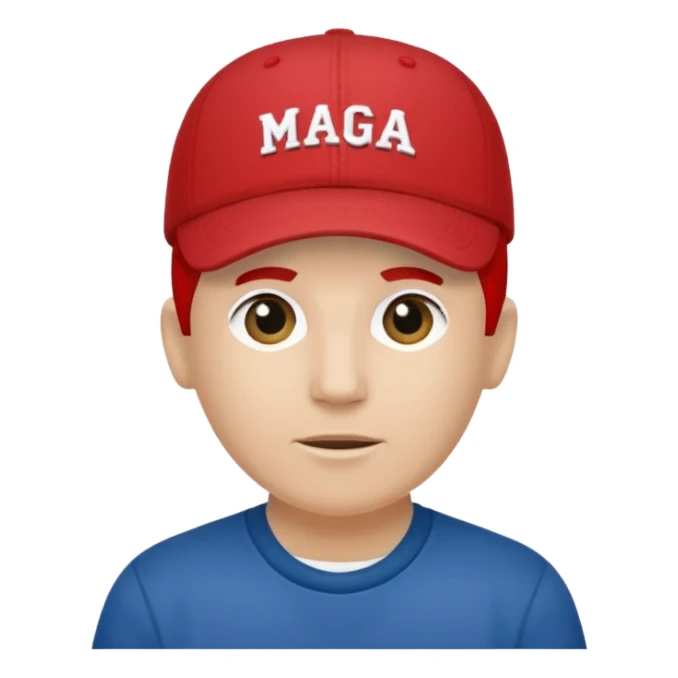 HAT with MAGA sticker