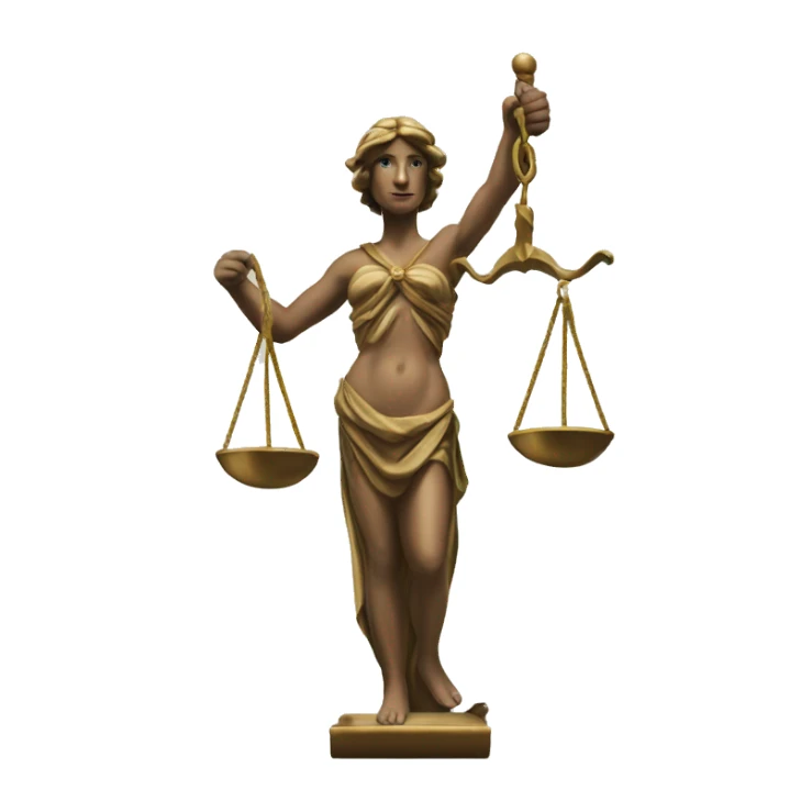 Justitia sticker