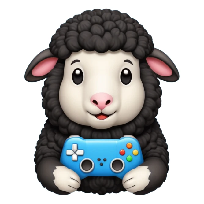 black sheepplayingvideogames sticker
