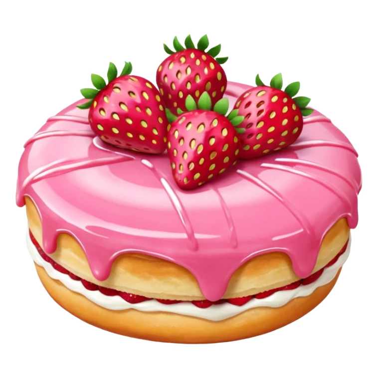 Strawberry Glaze Pastries
 sticker
