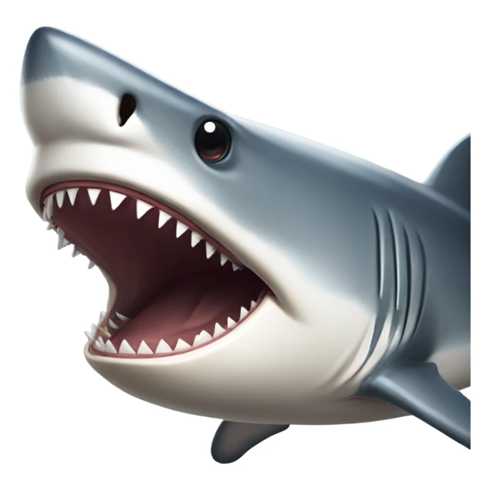 Shark without eyes  sticker
