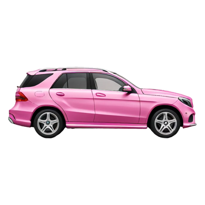 Pink Mercedes  sticker
