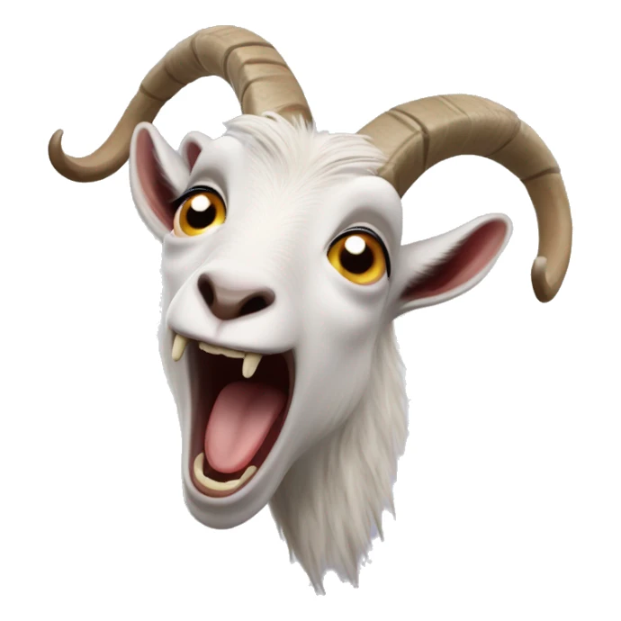 Screaming goat ￼ sticker
