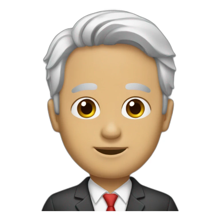 Hombre mayor canoso sticker