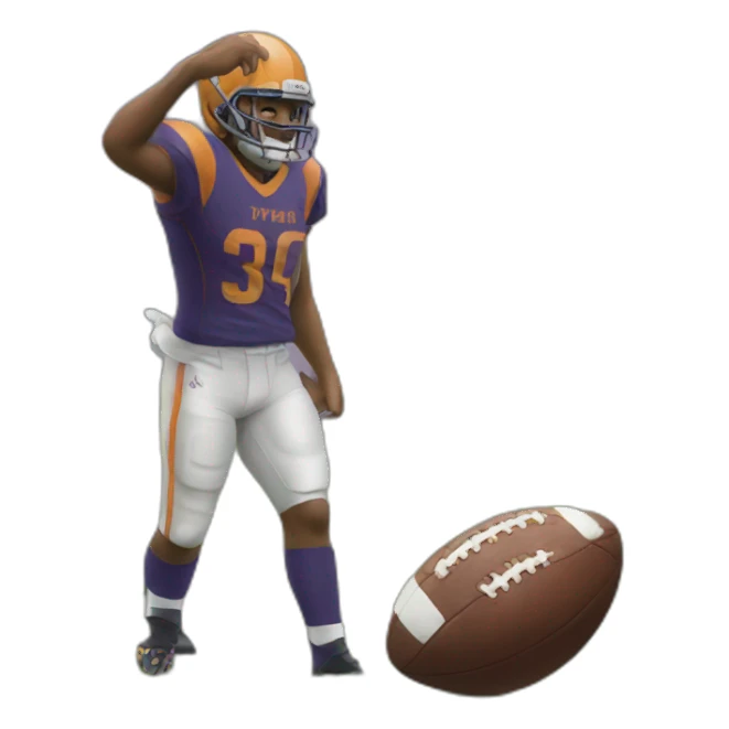 frustrated kicking ground sticker