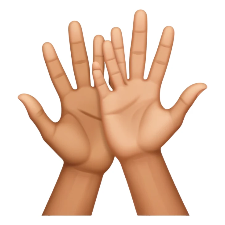 Two hand shaka sticker