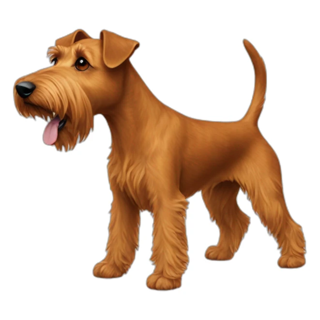 irish terrier playing sticker