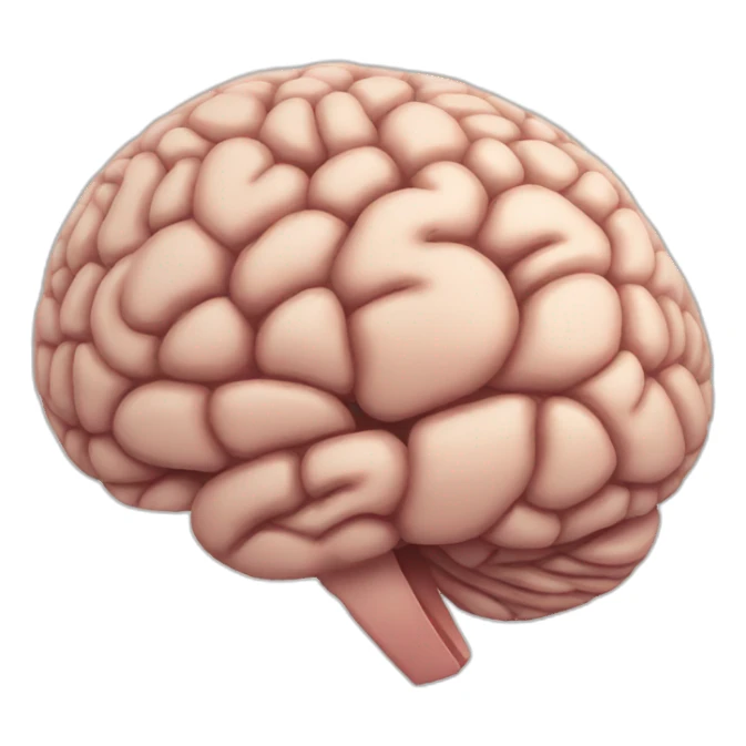 brain with muscle emoji sticker