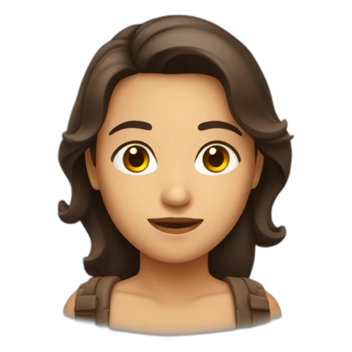 Brune qui se reveille sticker