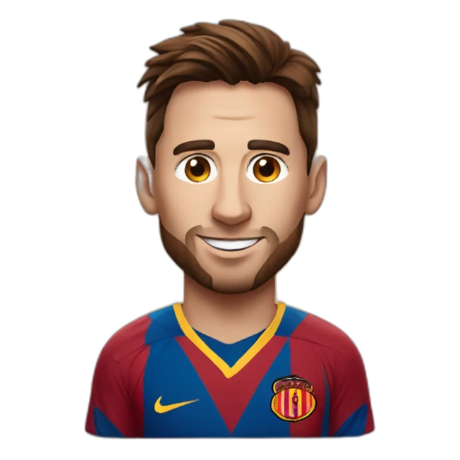 Messi with Galatasaray jersey sticker