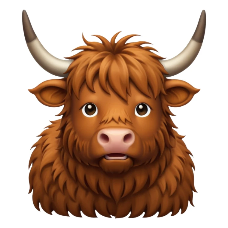 highland cow  sticker