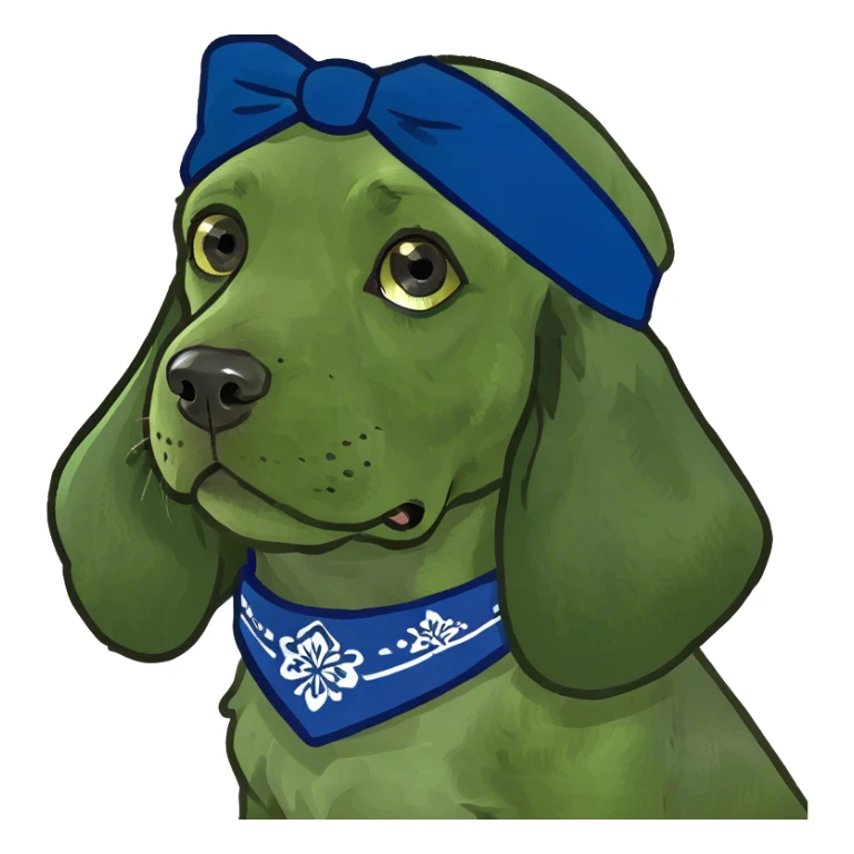 Very clingy golden cocker spaniel  sticker