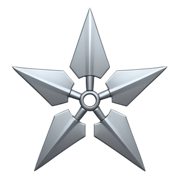 ninja star sticker