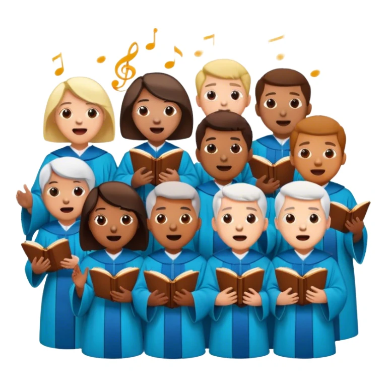 small adult choir sticker