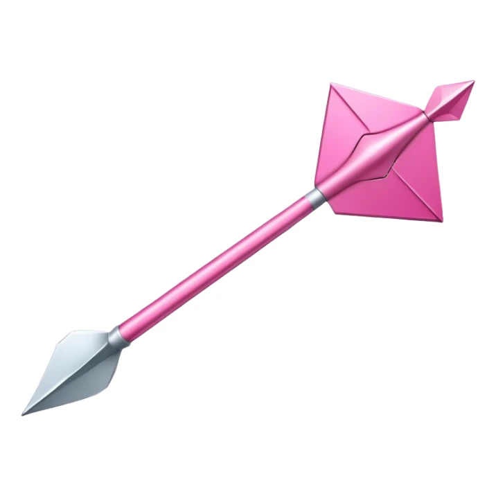 pink darts arrow sticker