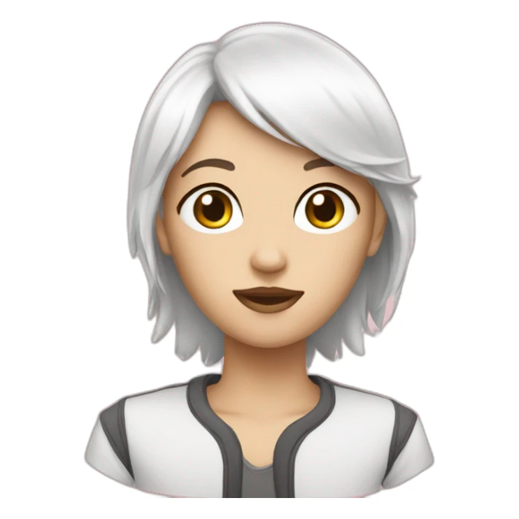 white femboy sticker