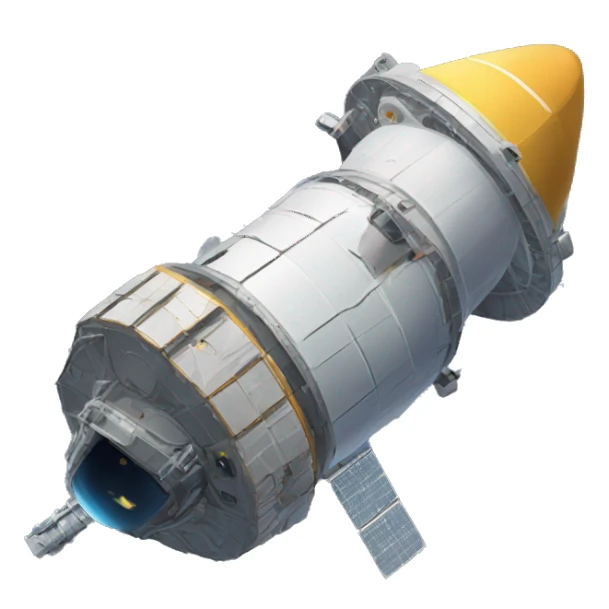 space satellite sad emotion \ sticker