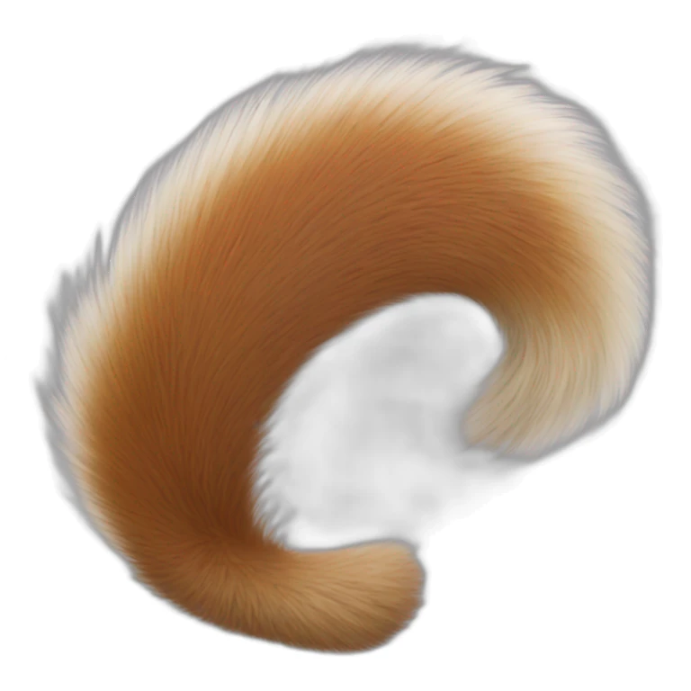 squirrel tail sticker