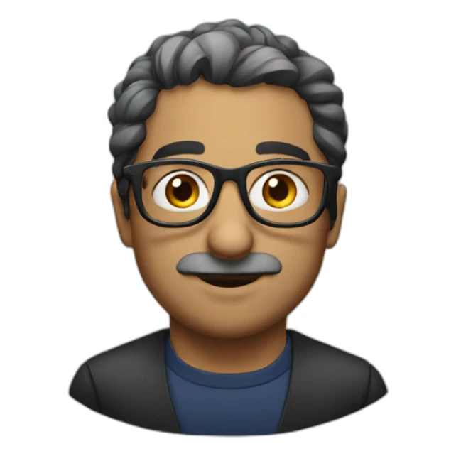 Armenian with glasses sticker