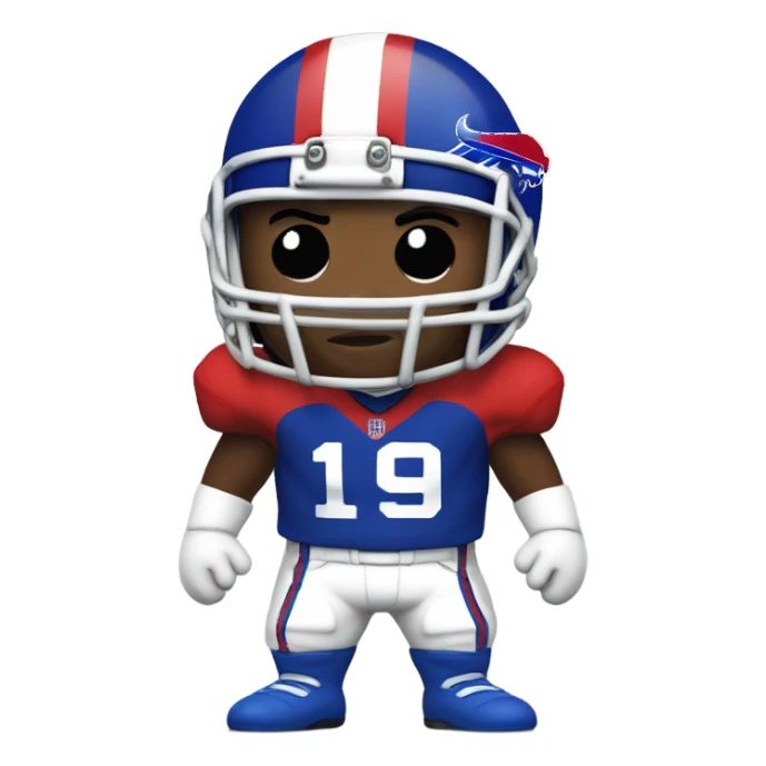 Buffalo bills player sticker