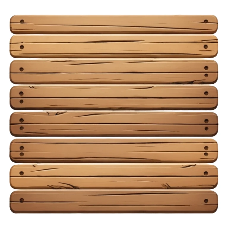 1 wooden plank sticker