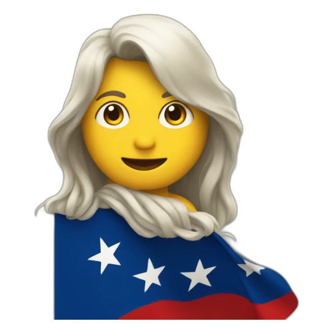 bandera amarilla sticker