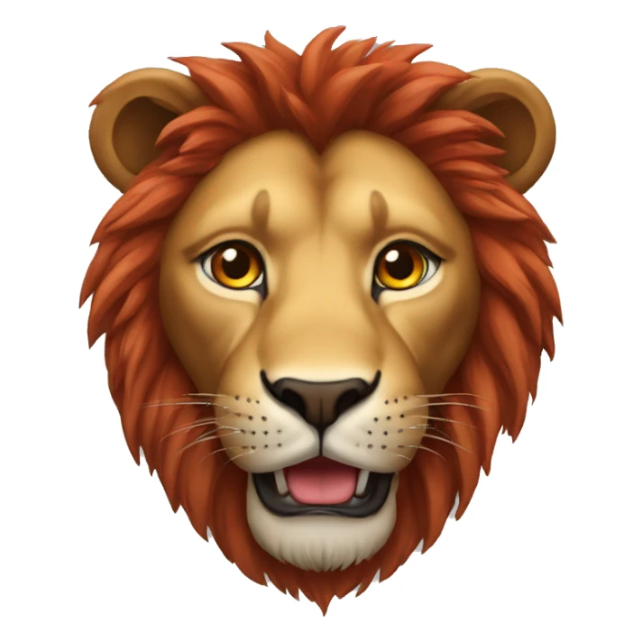 Lion enragé avec des yeux rouges  sticker