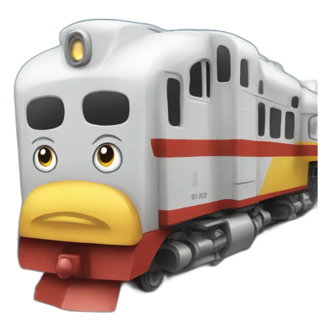 Toys realistic train sticker