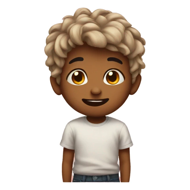 Cute emoji wth emotional e sticker