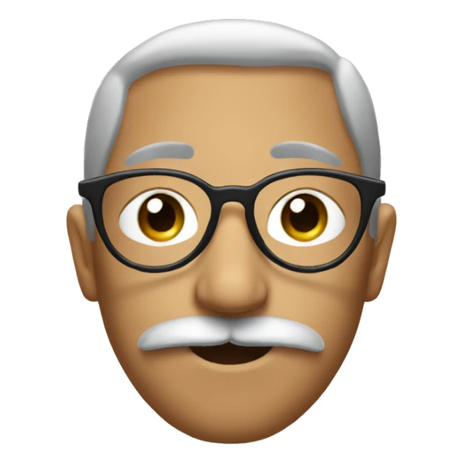 glasses mustache and nose with eyebrows sticker