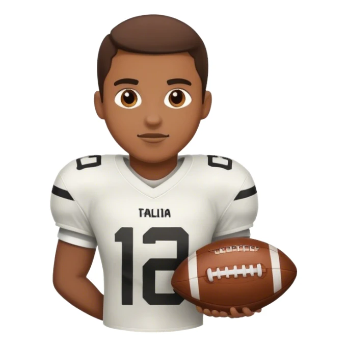 A football player sticker