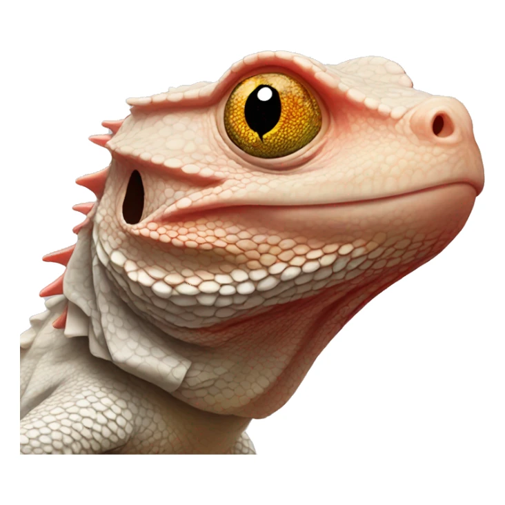 Red Pogona sticker