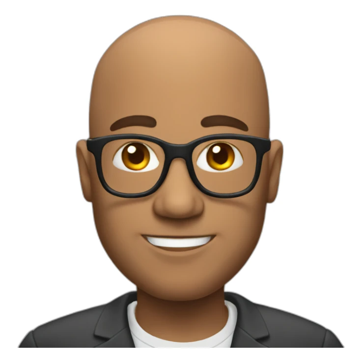 bald finance guy sticker