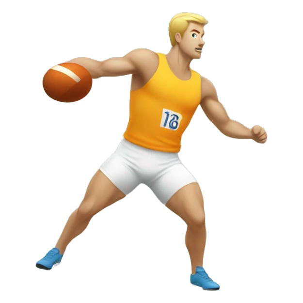 discus throw sticker