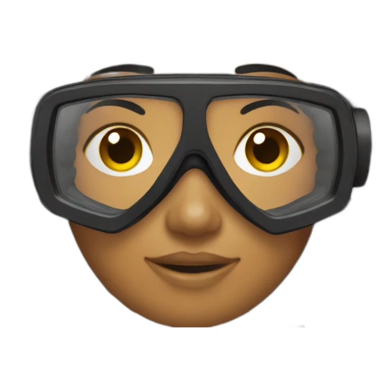 scuba diver female black sticker