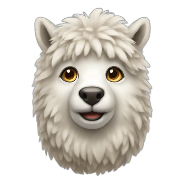 Alpaga animal sticker