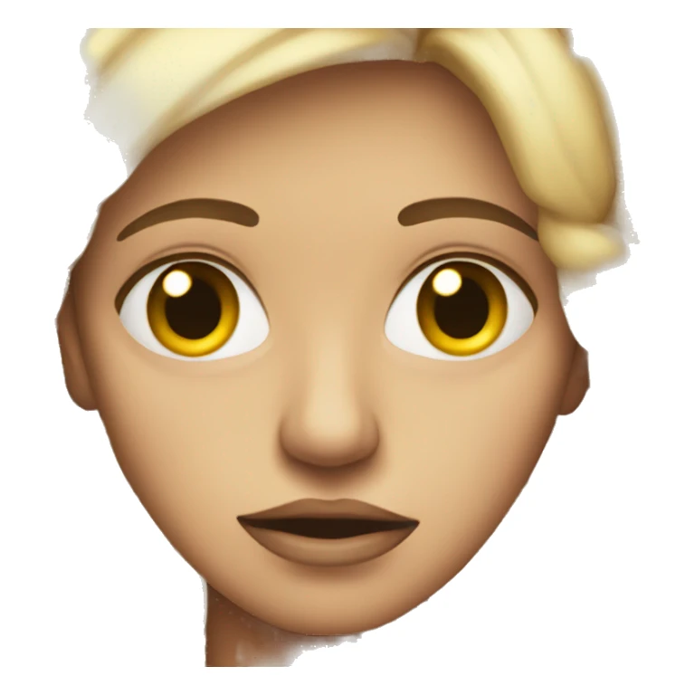 A side eye emoji  sticker