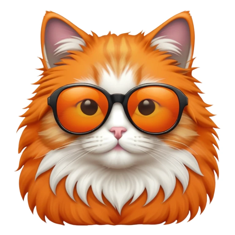 Cat with sunglasses sticker