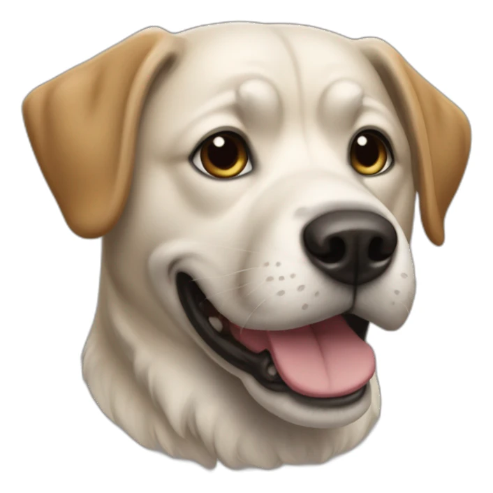 Chien qui boude sticker