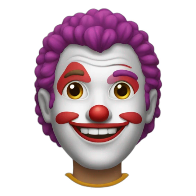 Popo y payaso sticker