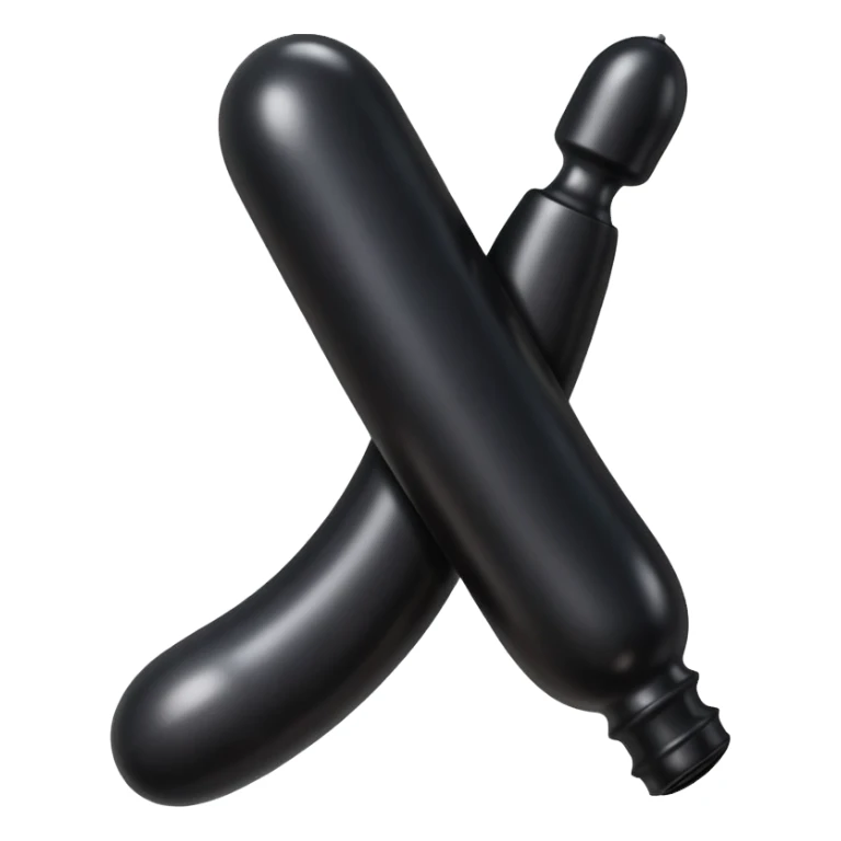 black oiled up penis sticker