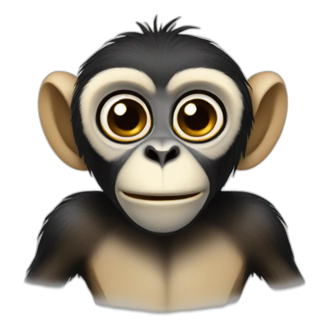 spider monkey sticker