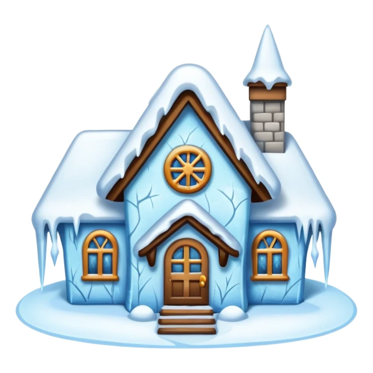 frozen houses sticker