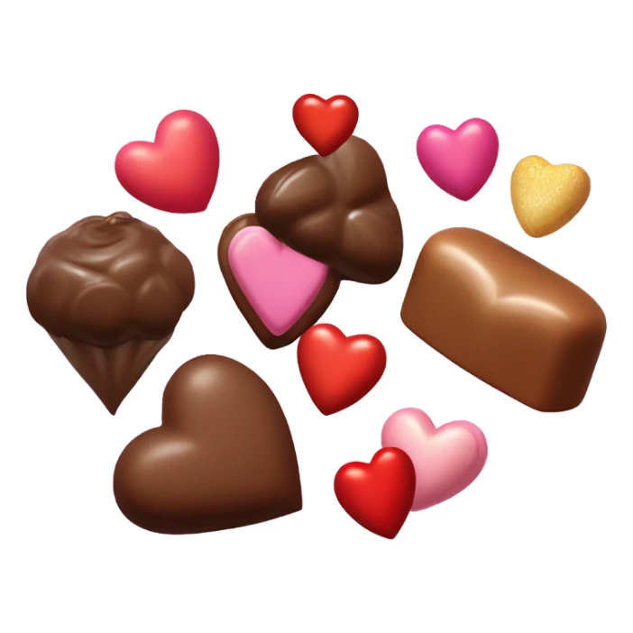 Corazón con dulces  sticker