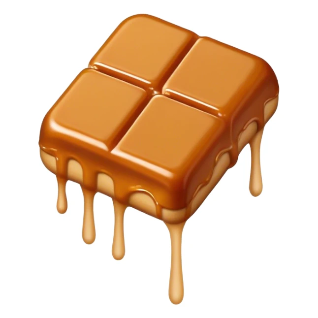 salted caramel candy sticker