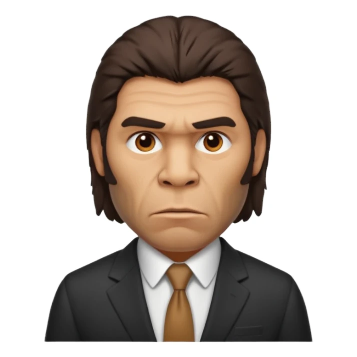 Neanderthal in suit sticker