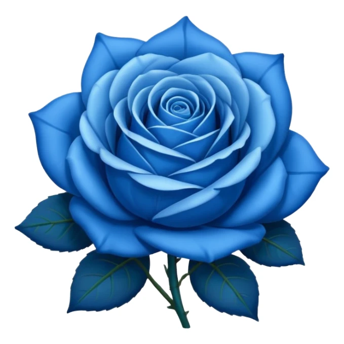 Blue rose  sticker