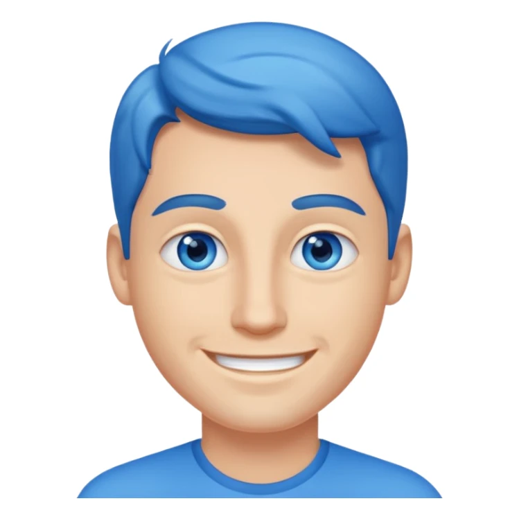 About me male handsome sticker