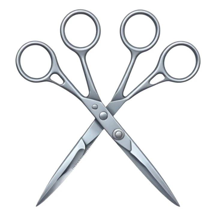 mac os icon cut scissors sticker